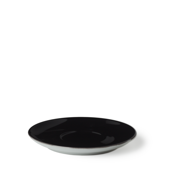 Espressoschotel Gino 12 cm Zwart